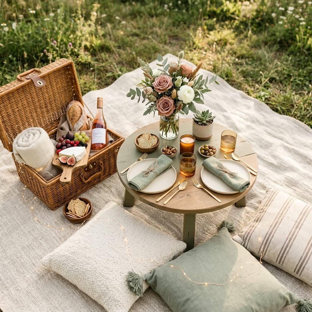Aesthetic Picnic Setup by Yuwanyie Picnic